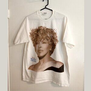 Vintage Collectible Souvenir T-shirt: Tina Turner's 1996-97 Wildest Dreams Tour